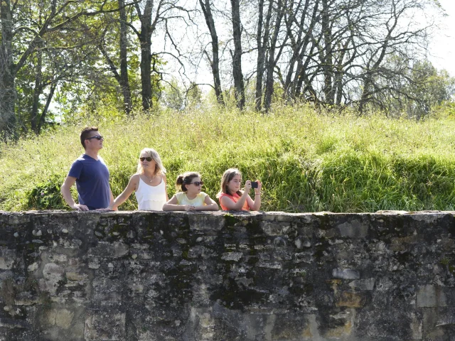 Sur les remparts de Navarrenx