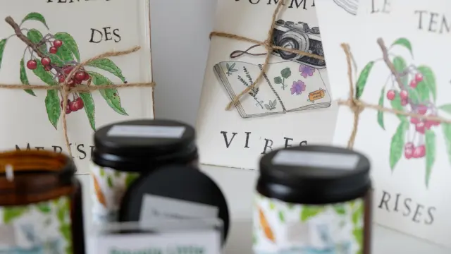 Cartes postales et bougies Little Wild Leaves